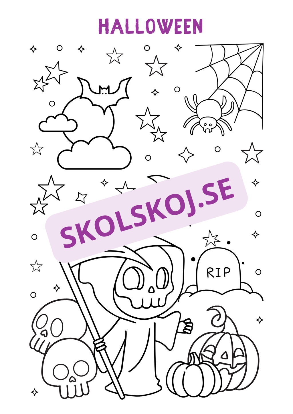 Min halloweenbok (29 sidor)