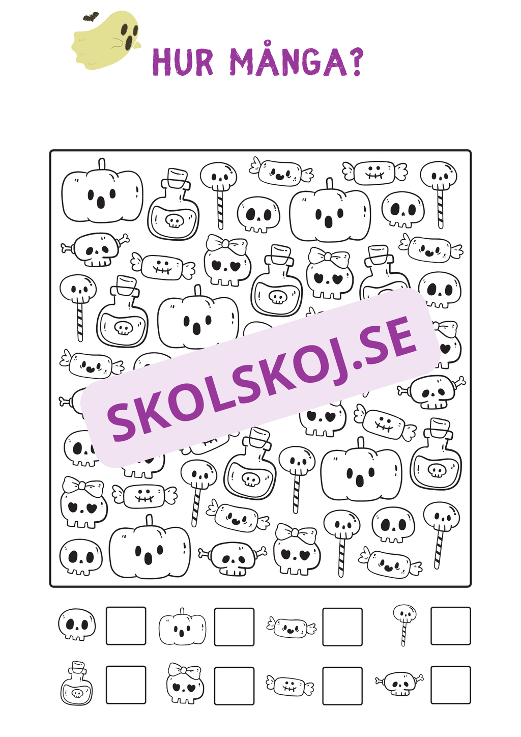 Min halloweenbok (29 sidor)