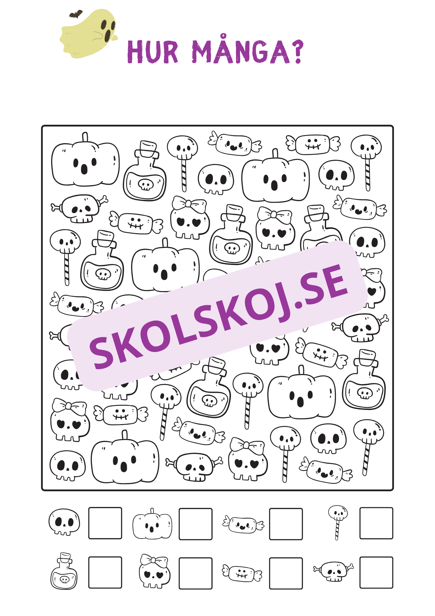 Min halloweenbok (29 sidor)
