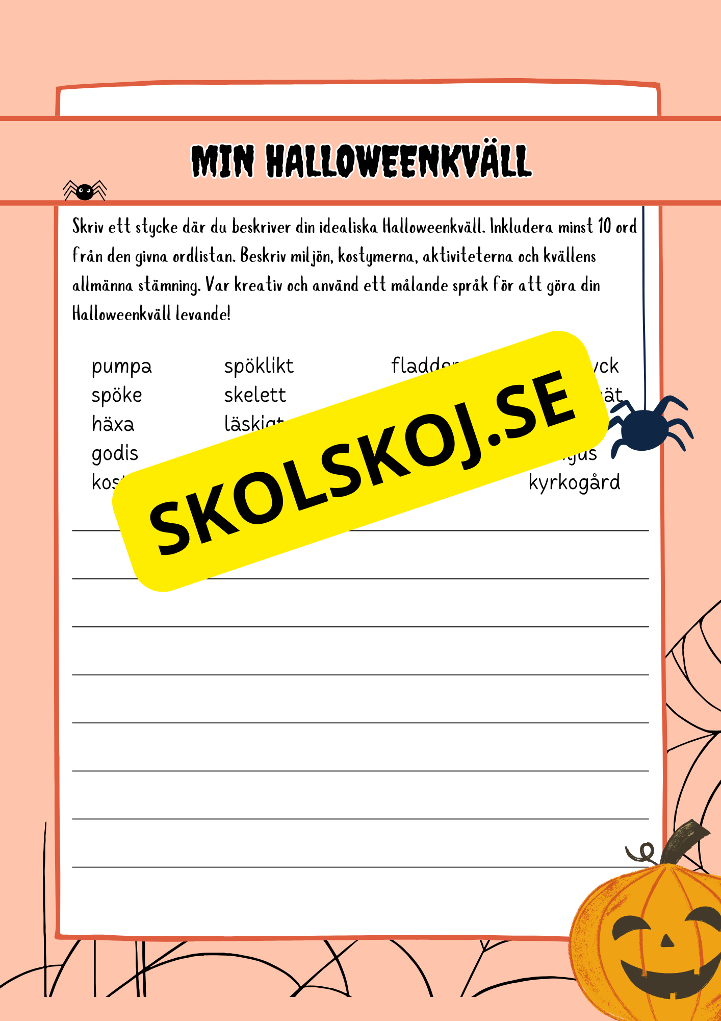 Min halloweenkväll