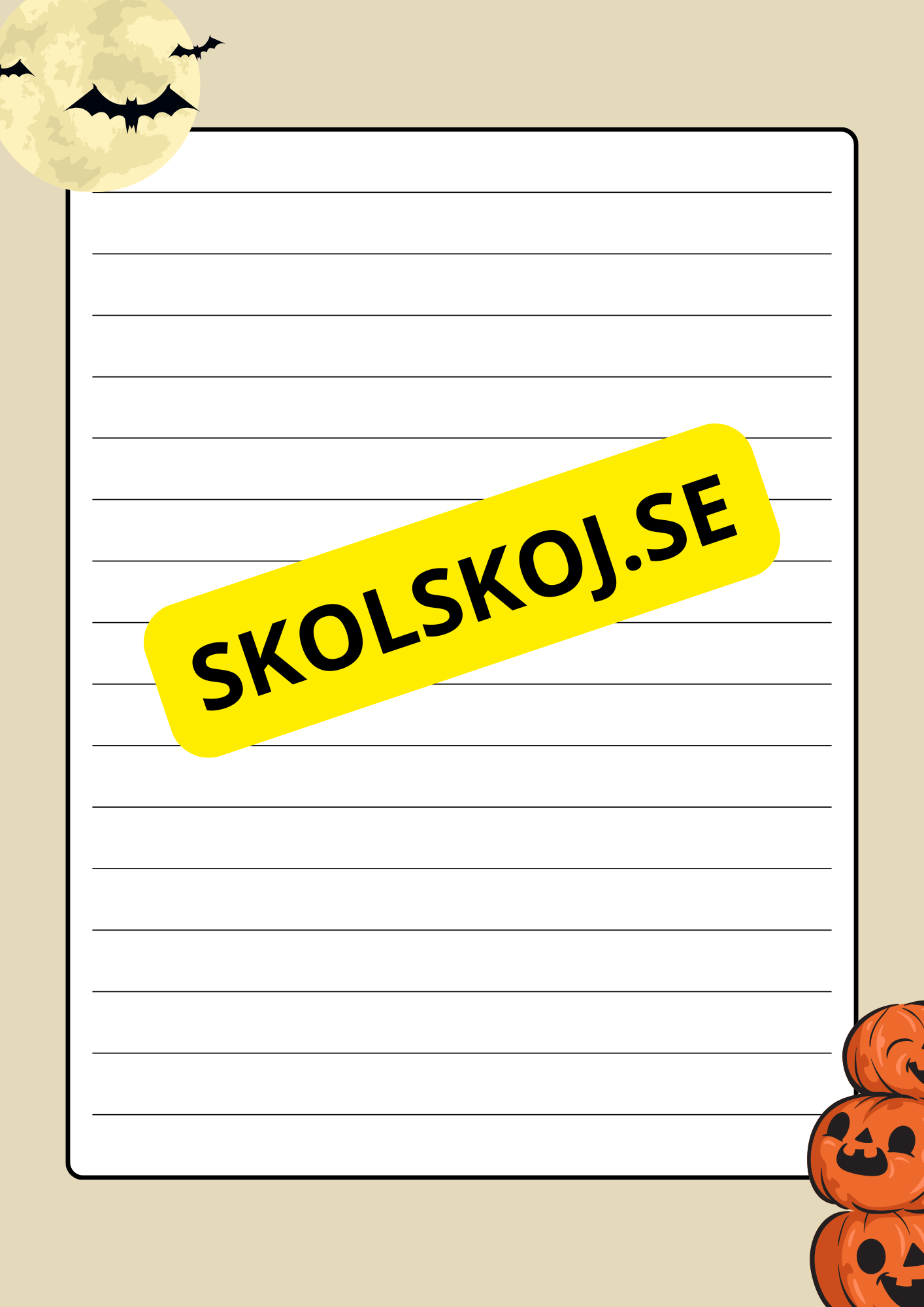 Min halloweenkväll