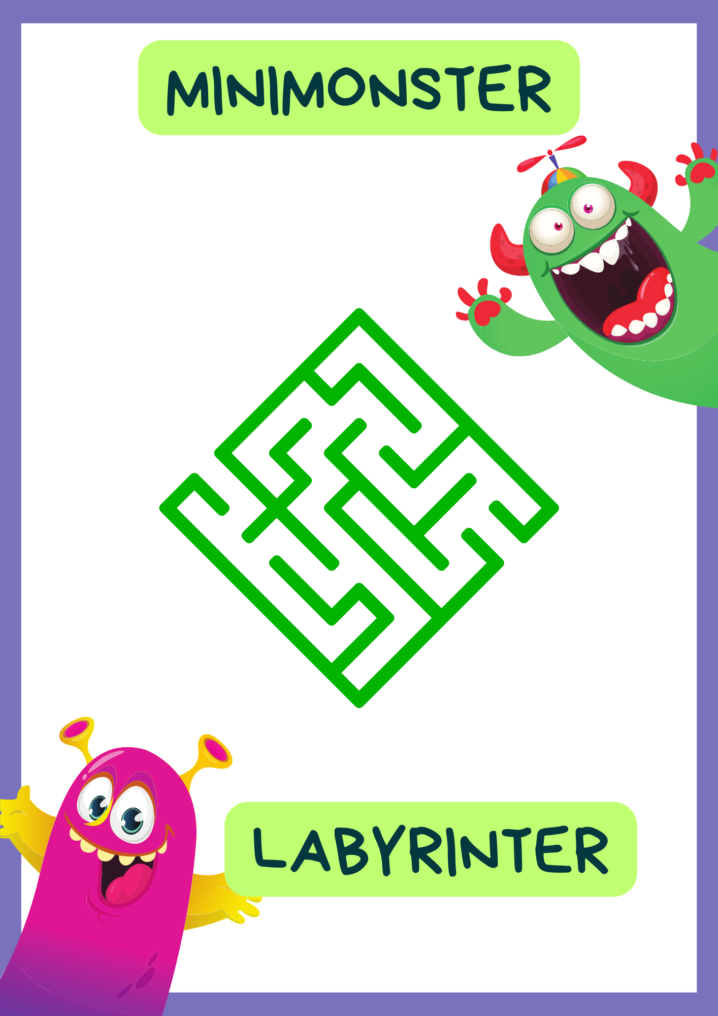 Minimonster - Labyrinter
