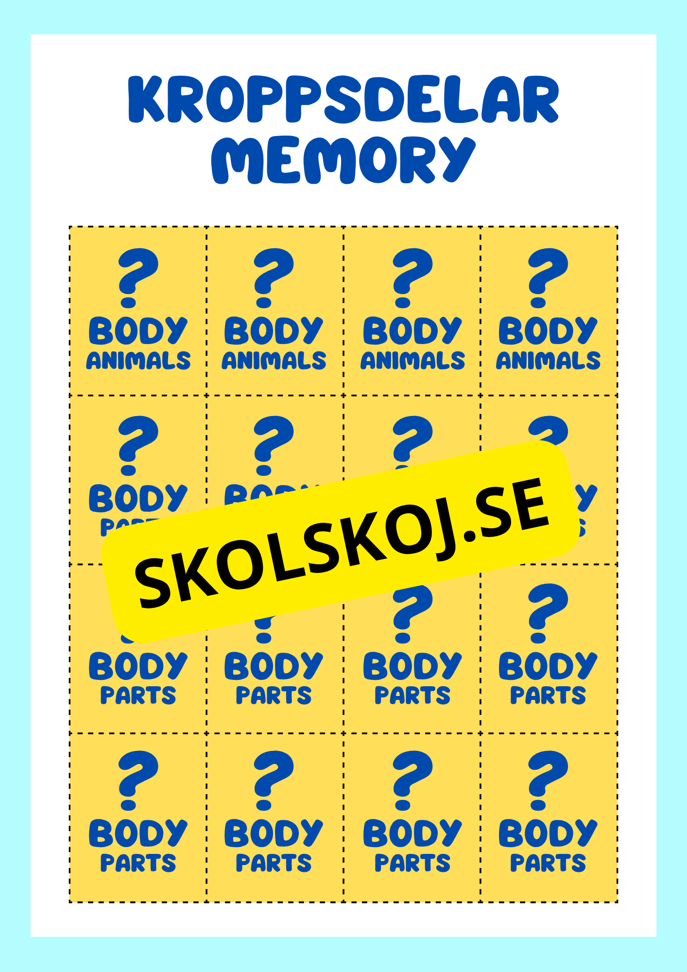 Min kropp + memory