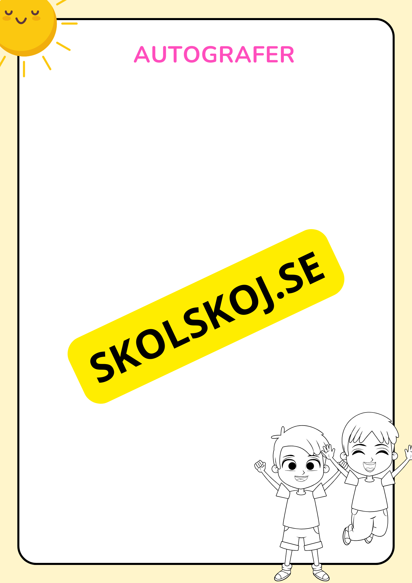Min minnesbok