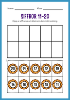 Min sifferbok 1 - 20 - 44 sidor