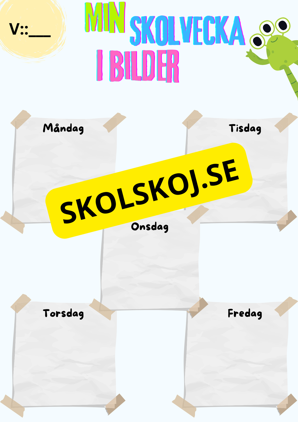 Min skolvecka