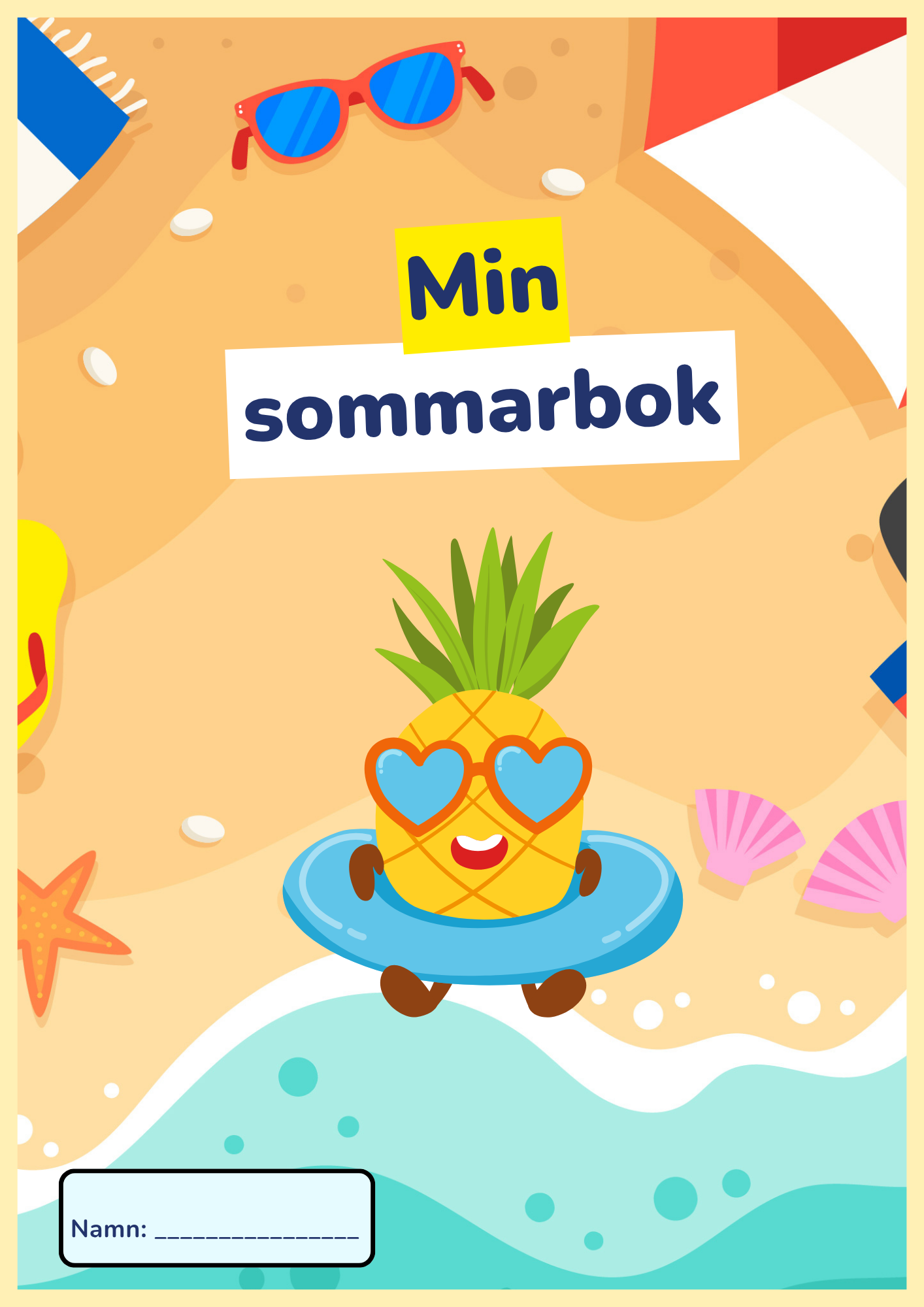 Min sommarbok - Häfte