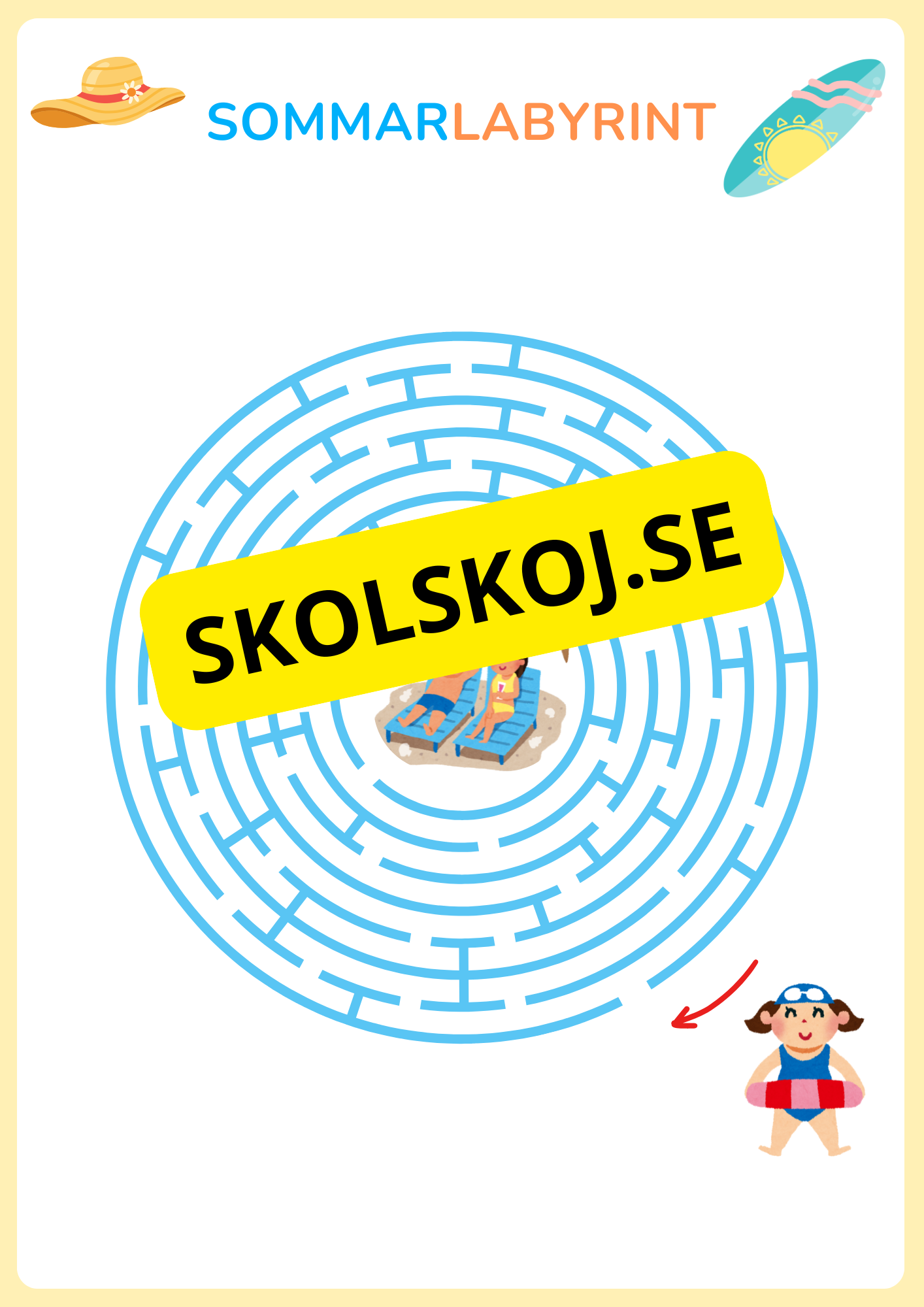 Min sommarbok - Häfte
