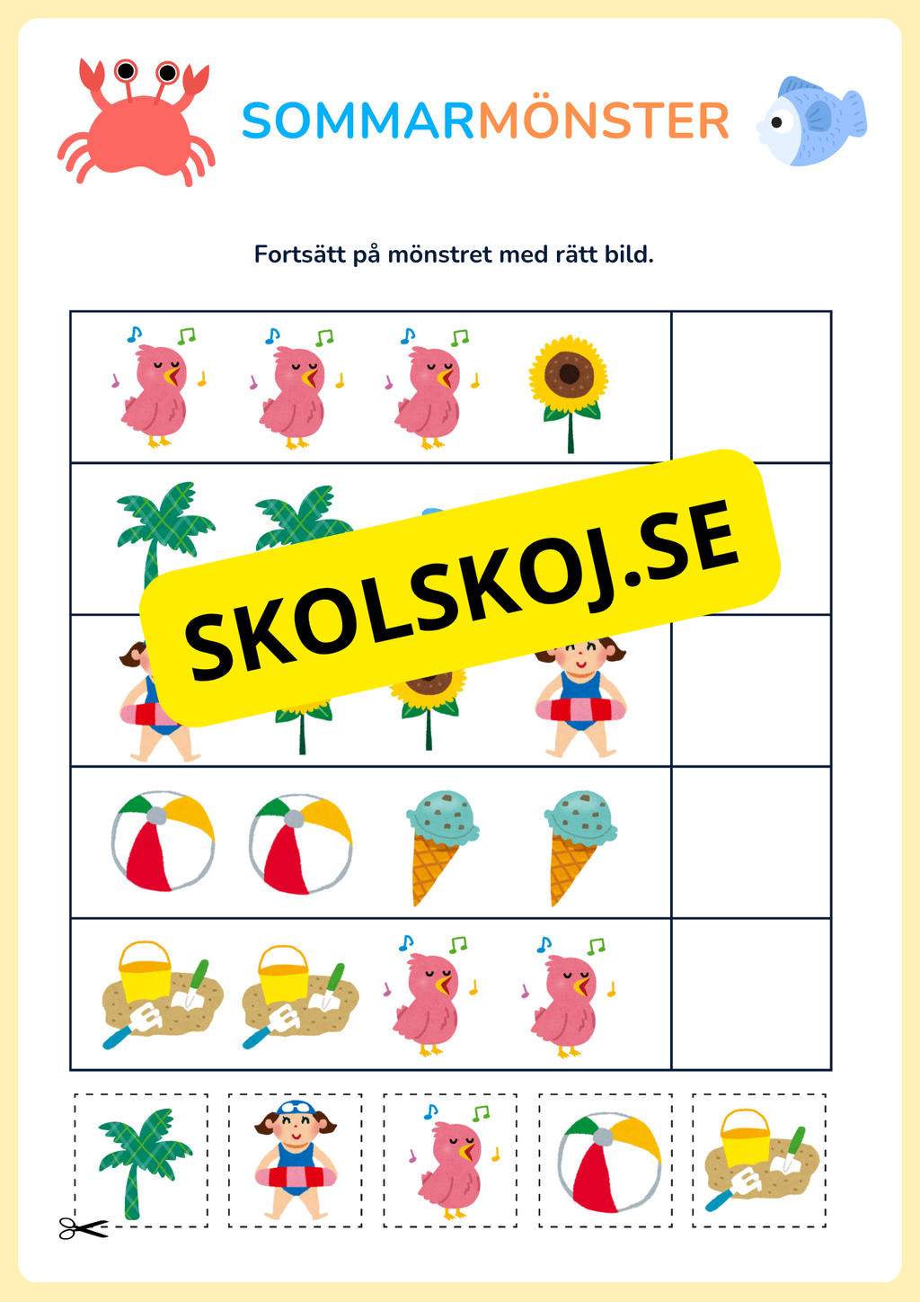 Min sommarbok - Häfte