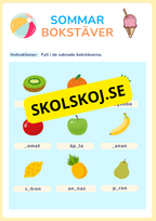 Min sommarbok - Häfte