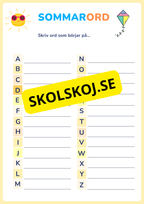 Min sommarbok - Häfte