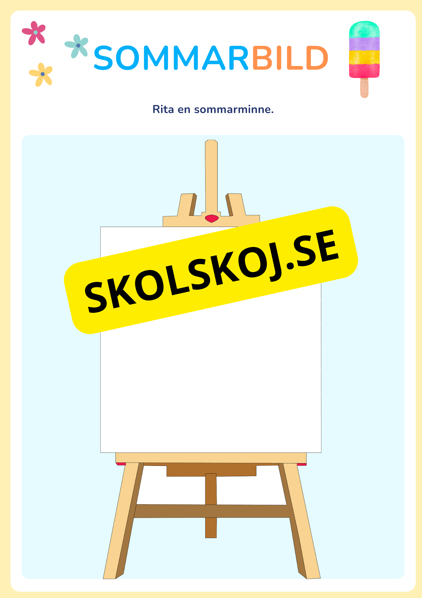 Min sommarbok - Häfte