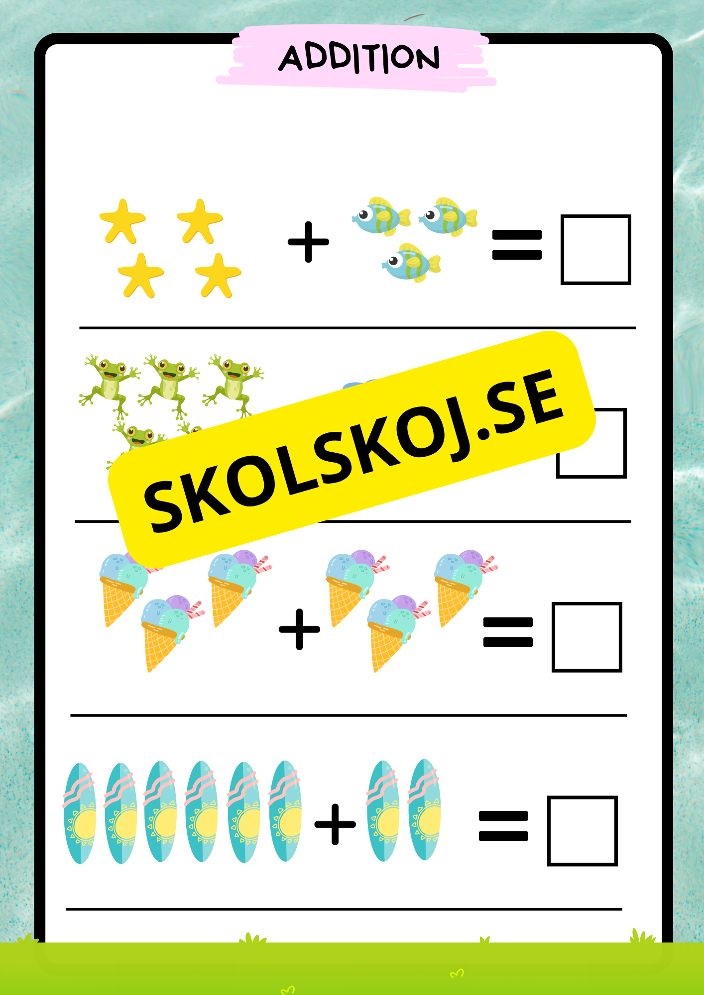 Min sommarbok - Häfte (31 s)