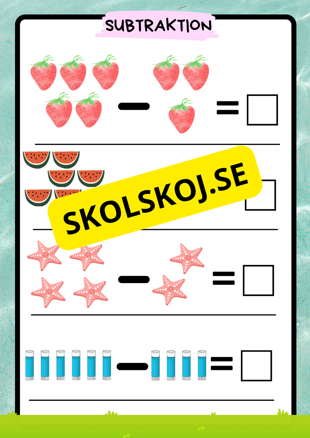 Min sommarbok - Häfte (31 s)