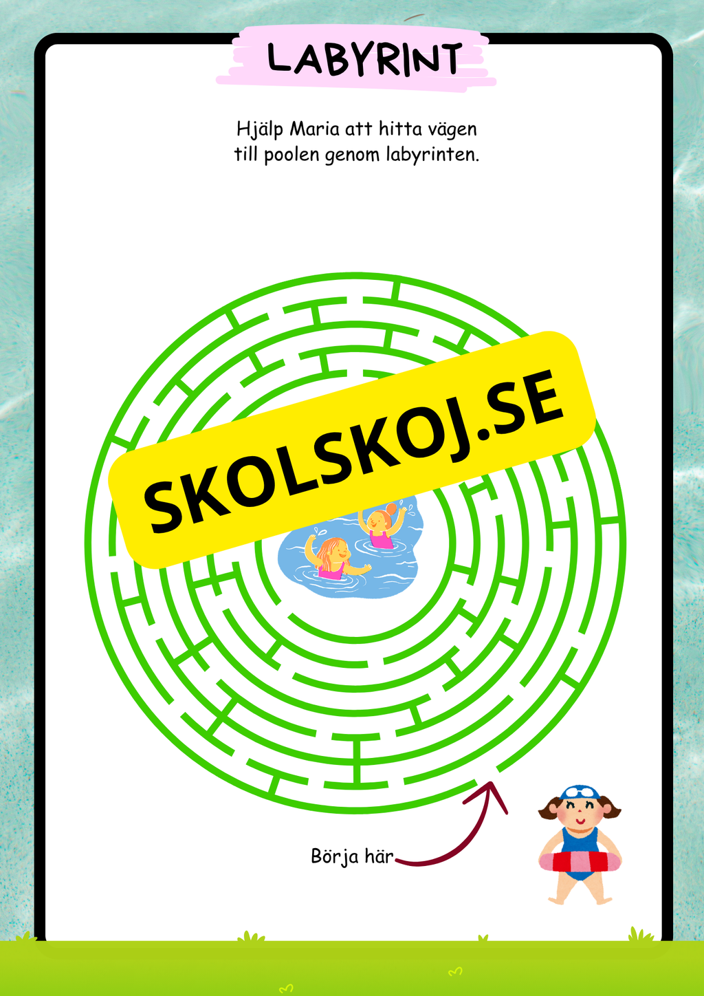 Min sommarbok - Häfte (31 s)