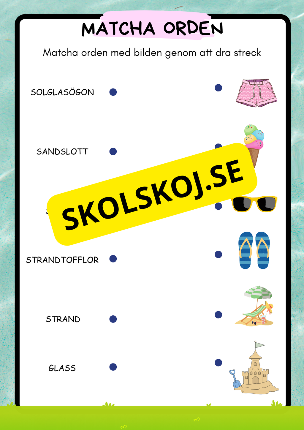 Min sommarbok - Häfte (31 s)