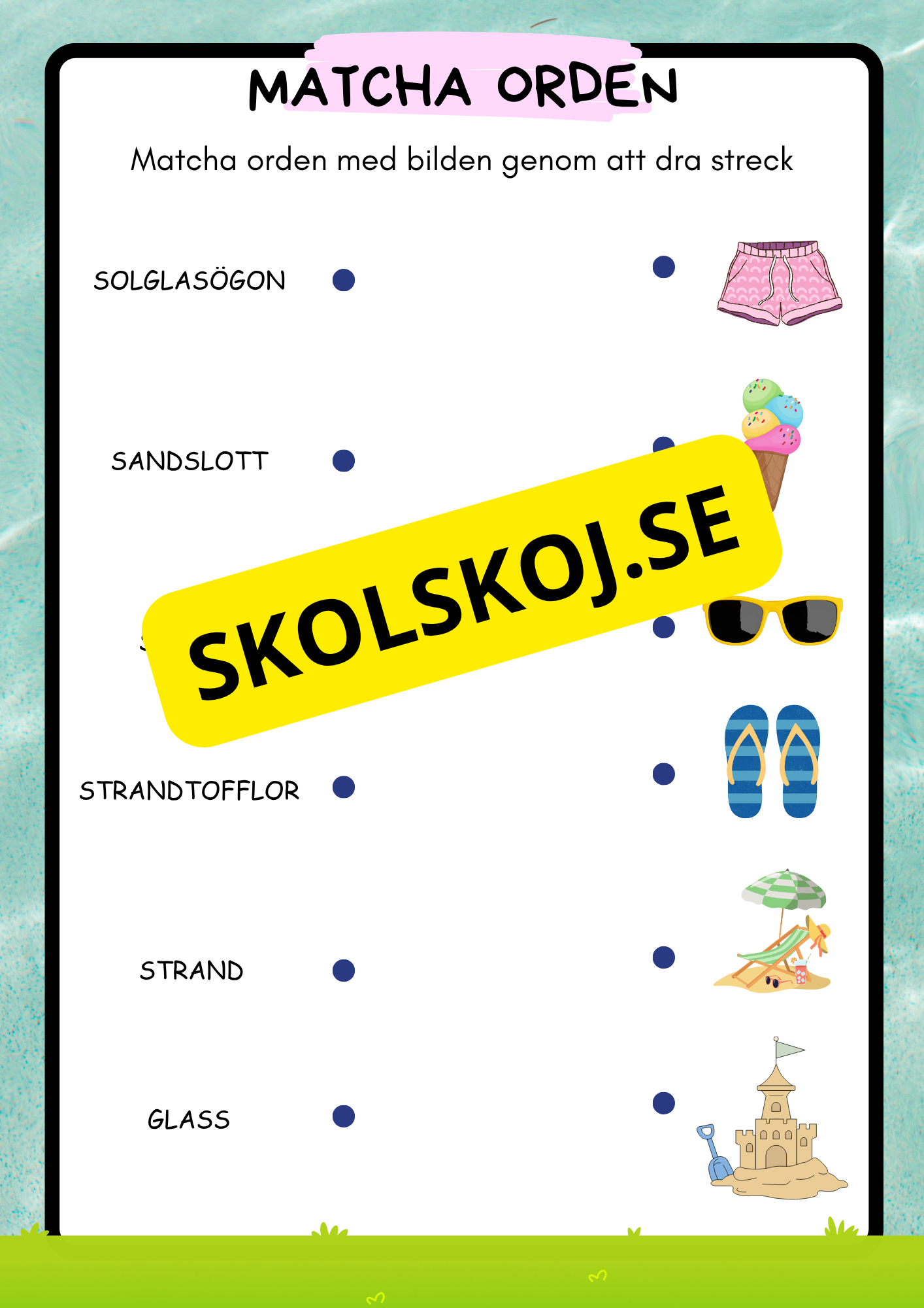 Min sommarbok - Häfte (31 s)