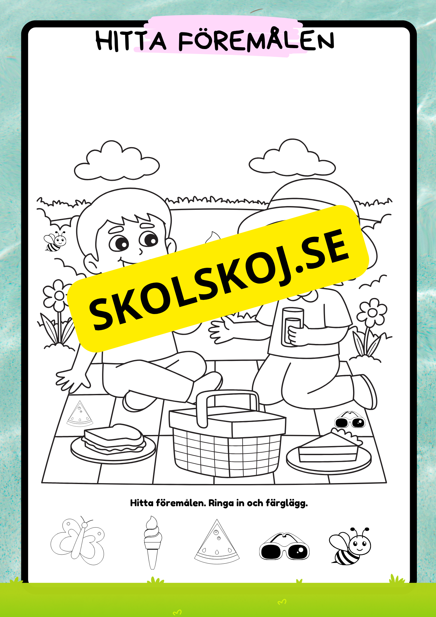Min sommarbok - Häfte (31 s)
