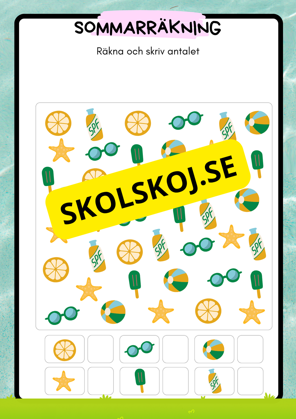 Min sommarbok - Häfte (31 s)