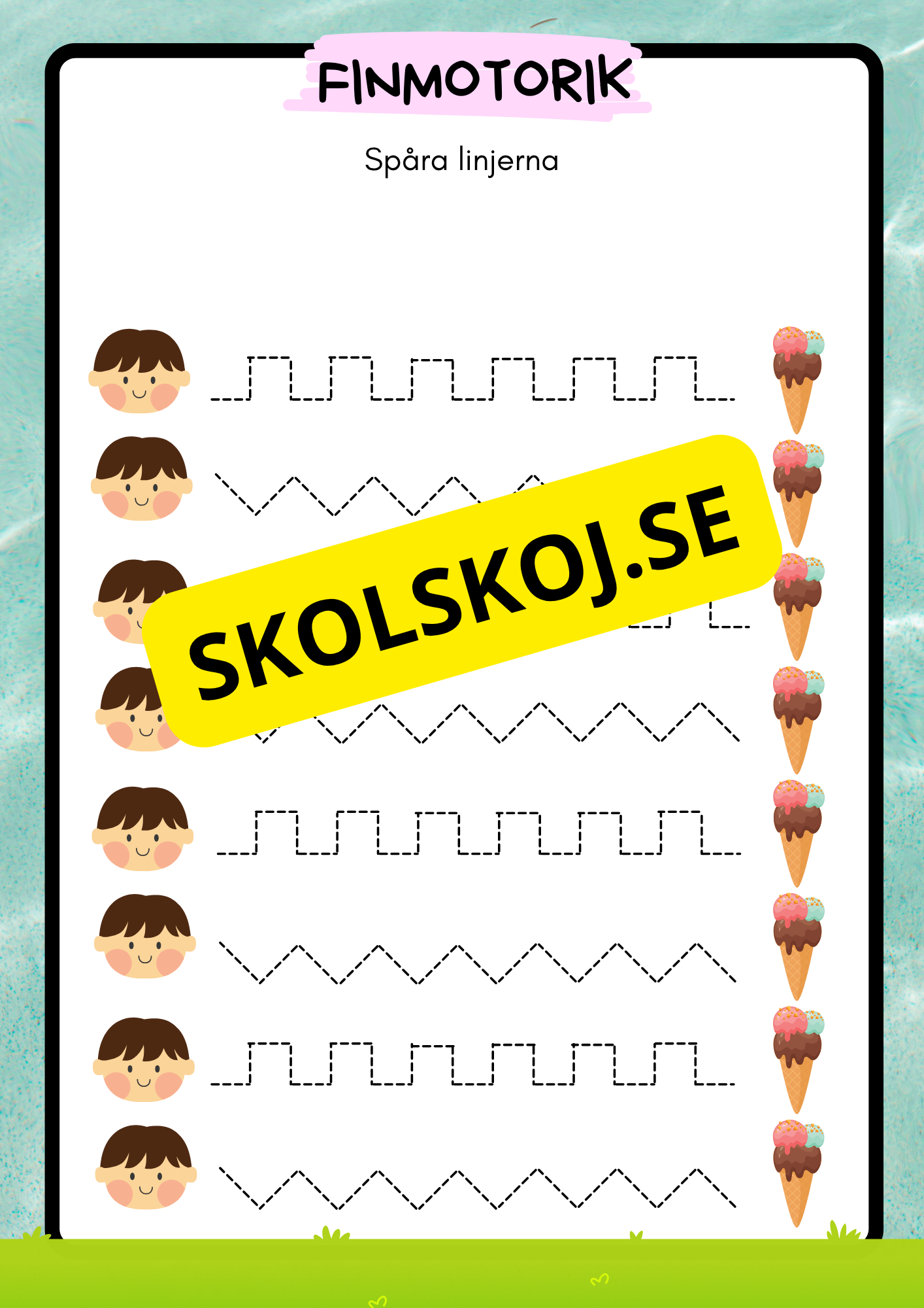 Min sommarbok - Häfte (31 s)