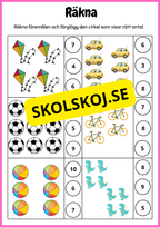Mitt arbetshäfte - Förskola - Årskurs 1