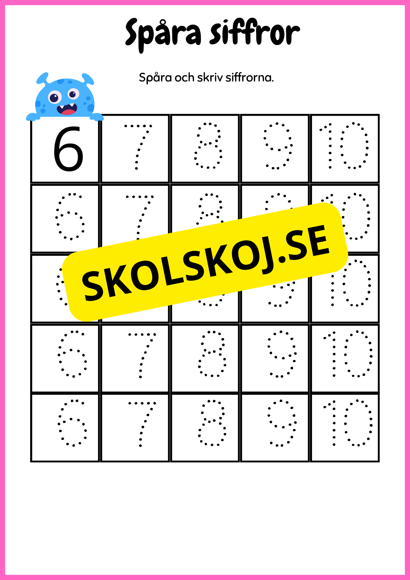 Mitt arbetshäfte - Förskola - Årskurs 1
