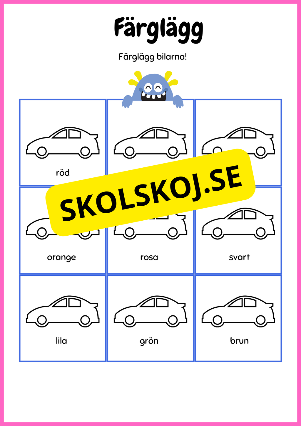 Mitt arbetshäfte - Förskola - Årskurs 1