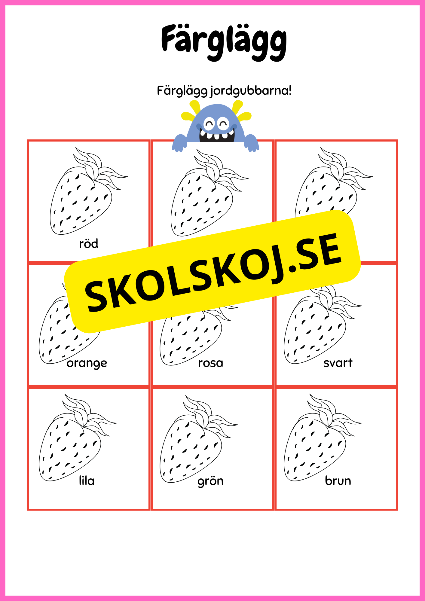 Mitt arbetshäfte - Förskola - Årskurs 1