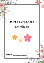 Mitt faktahäfte om våren