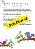 Mitt faktahäfte om våren