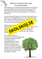 Mitt faktahäfte om våren