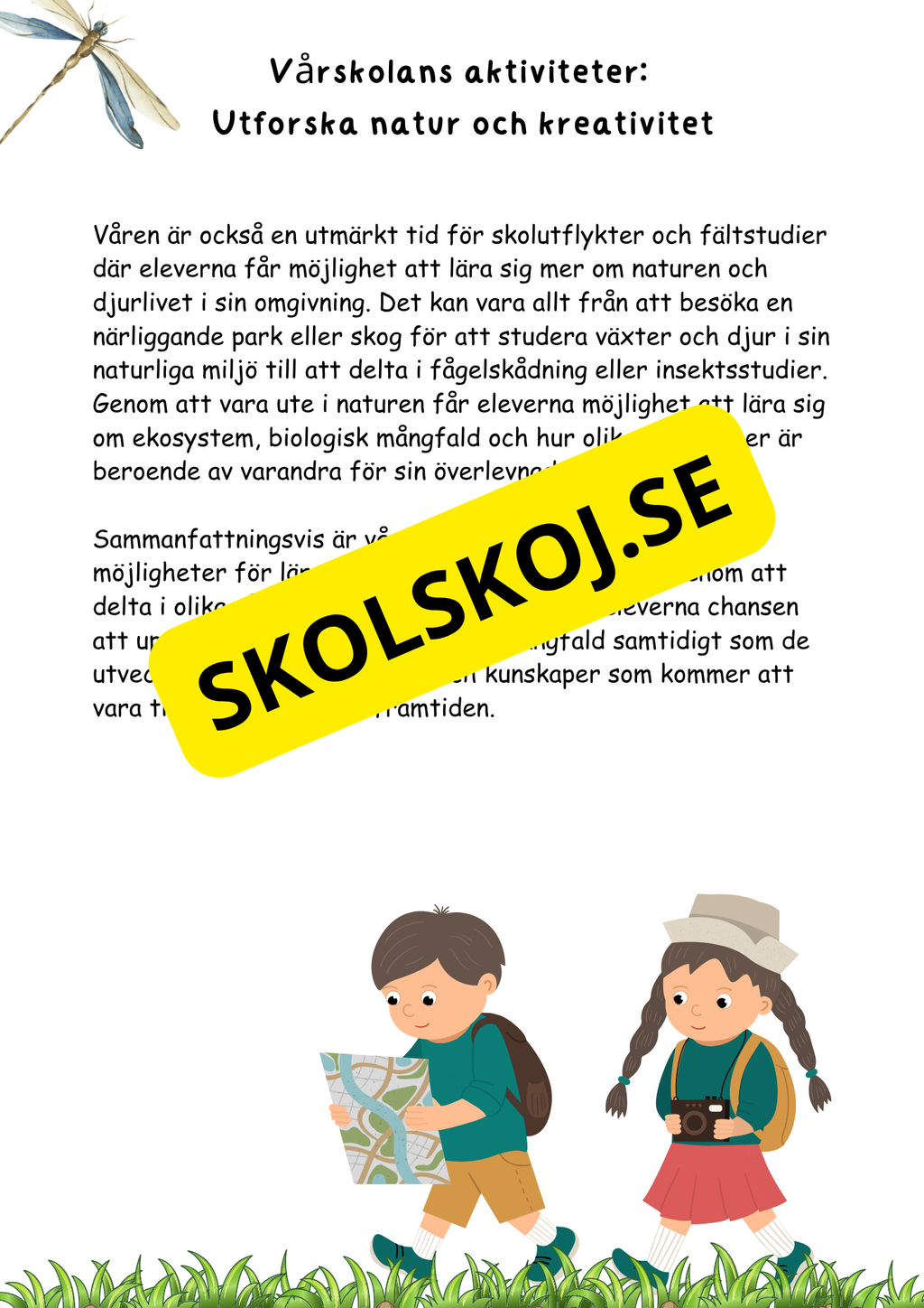 Mitt faktahäfte om våren