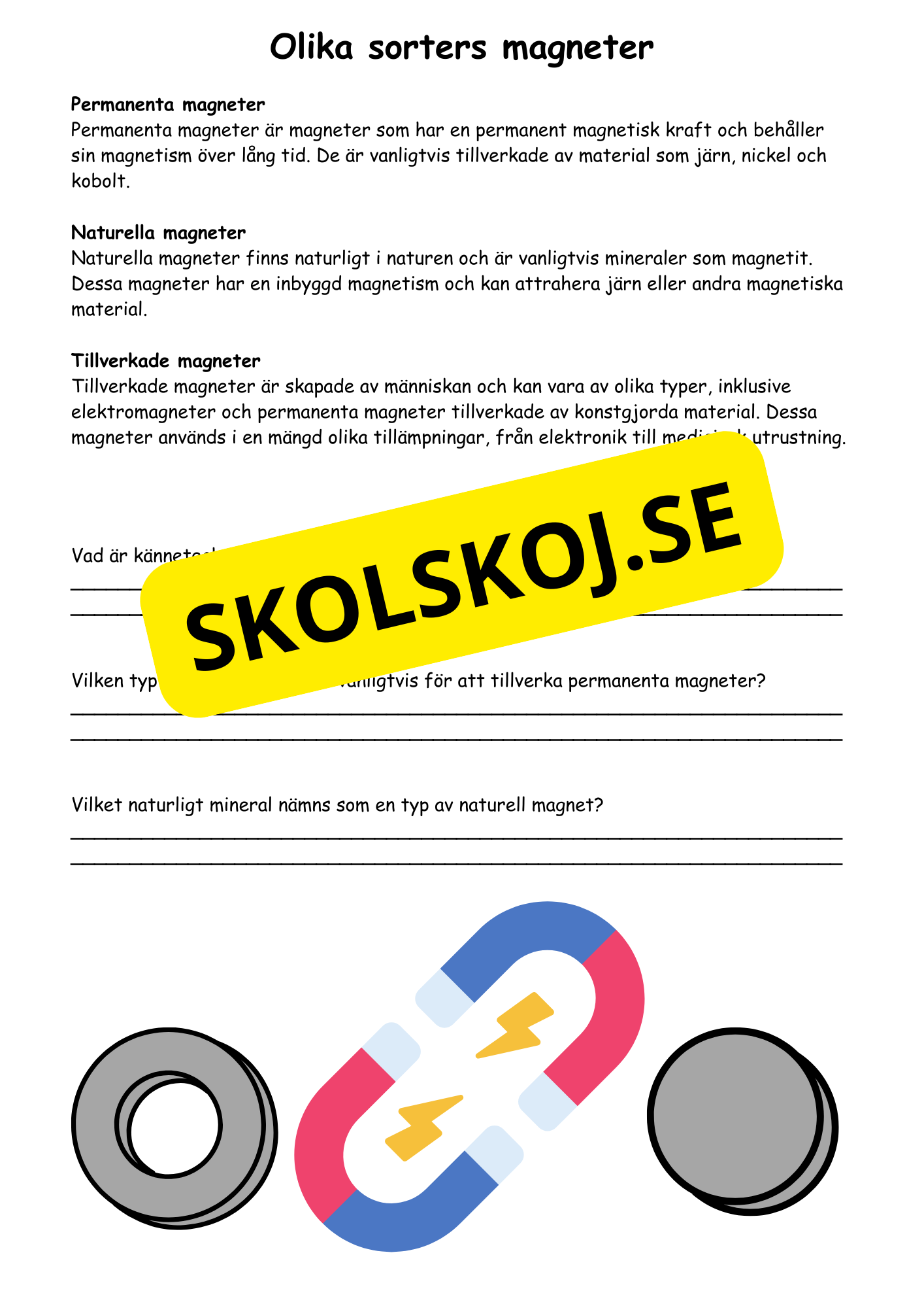 Mitt häfte om magnetism