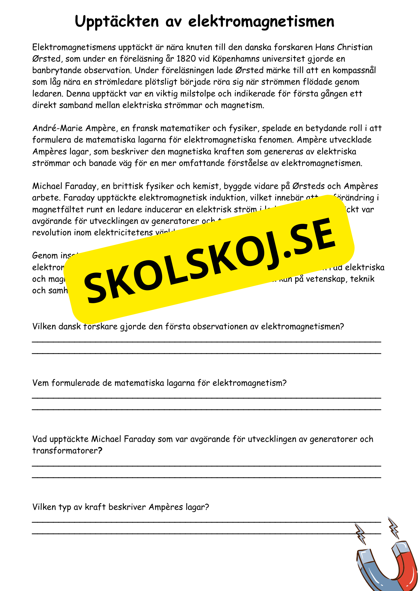 Mitt häfte om magnetism