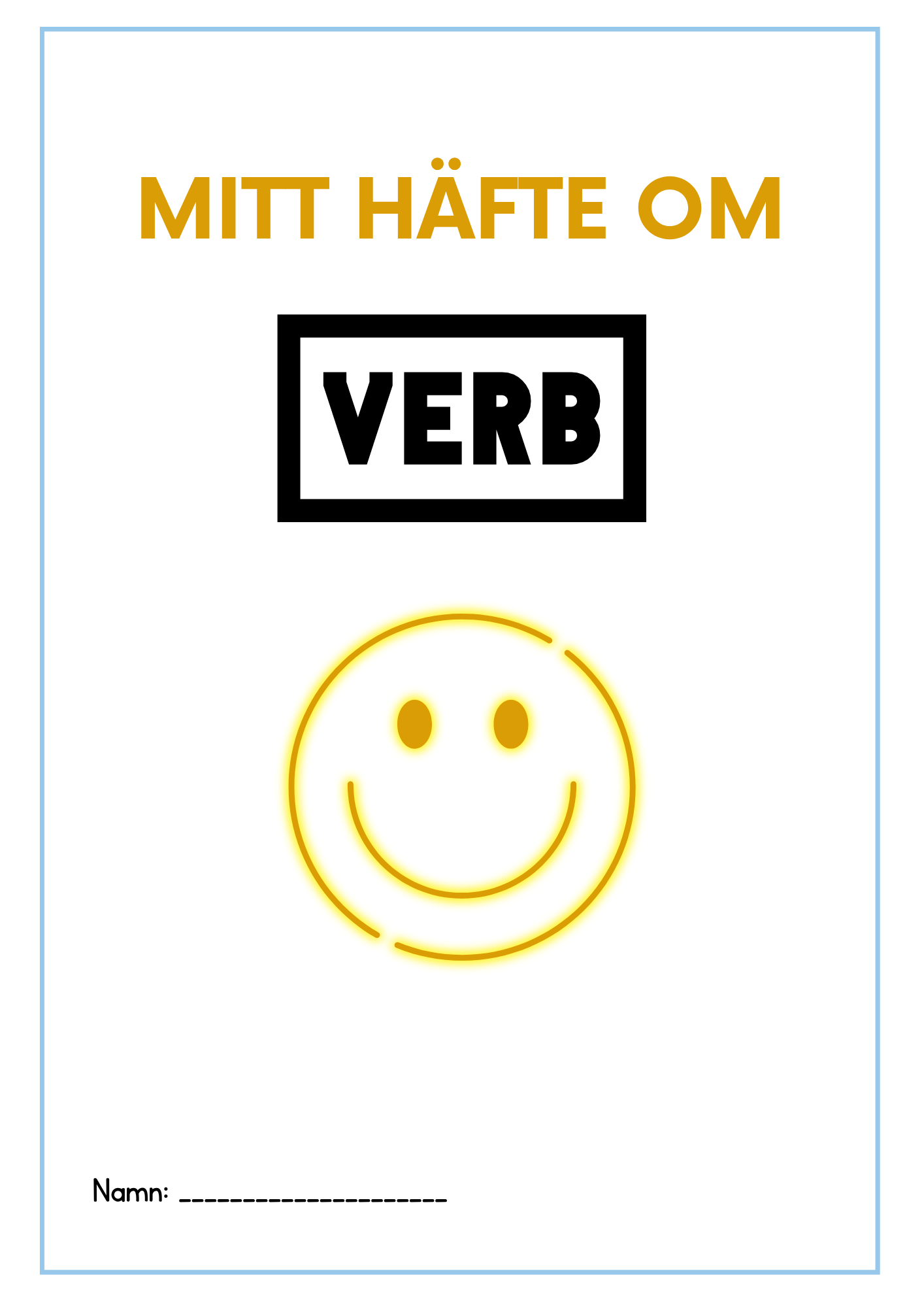 Mitt häfte om verb