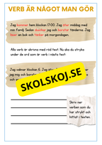Mitt häfte om verb