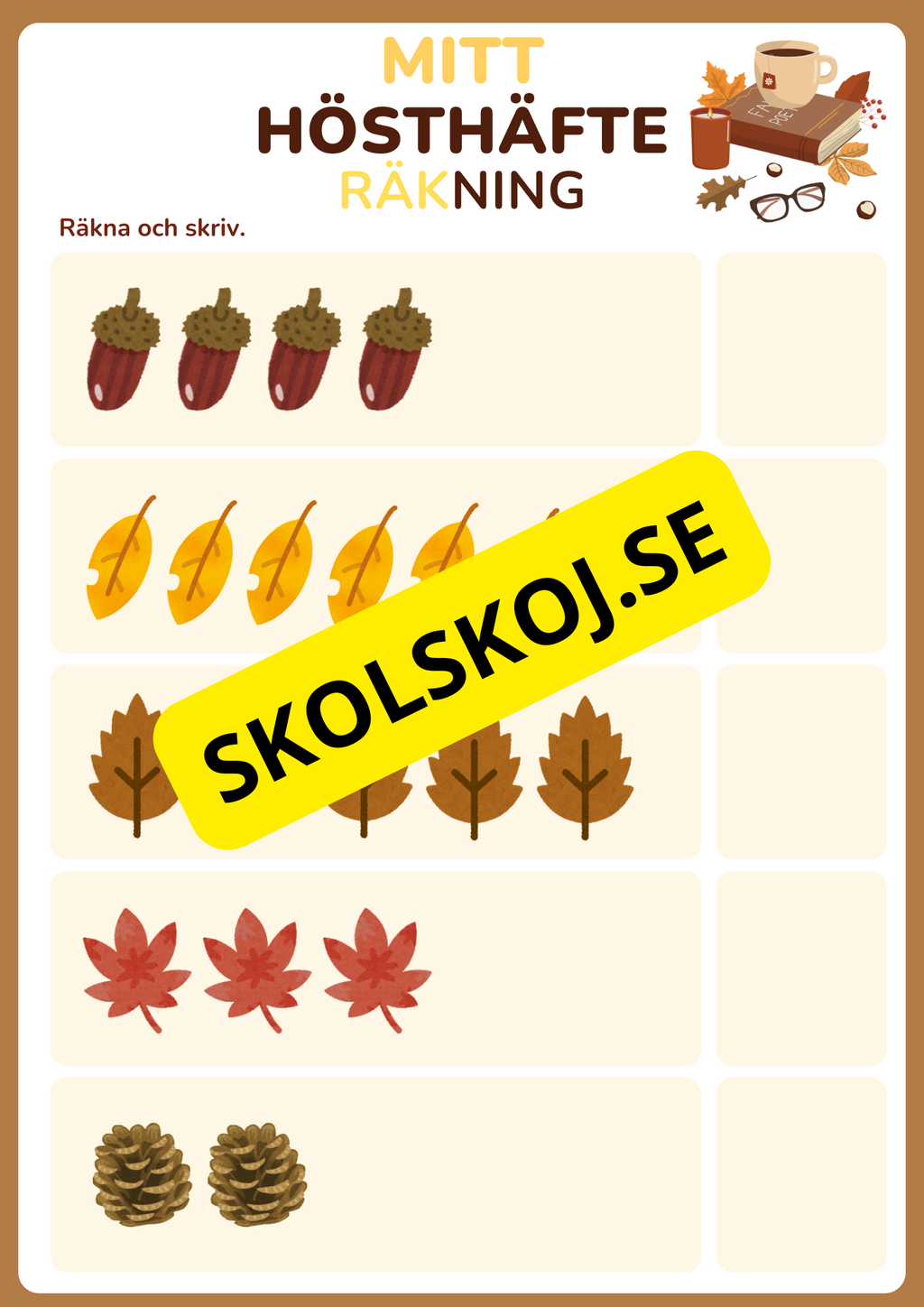 Mitt hösthäfte (17 sidor)