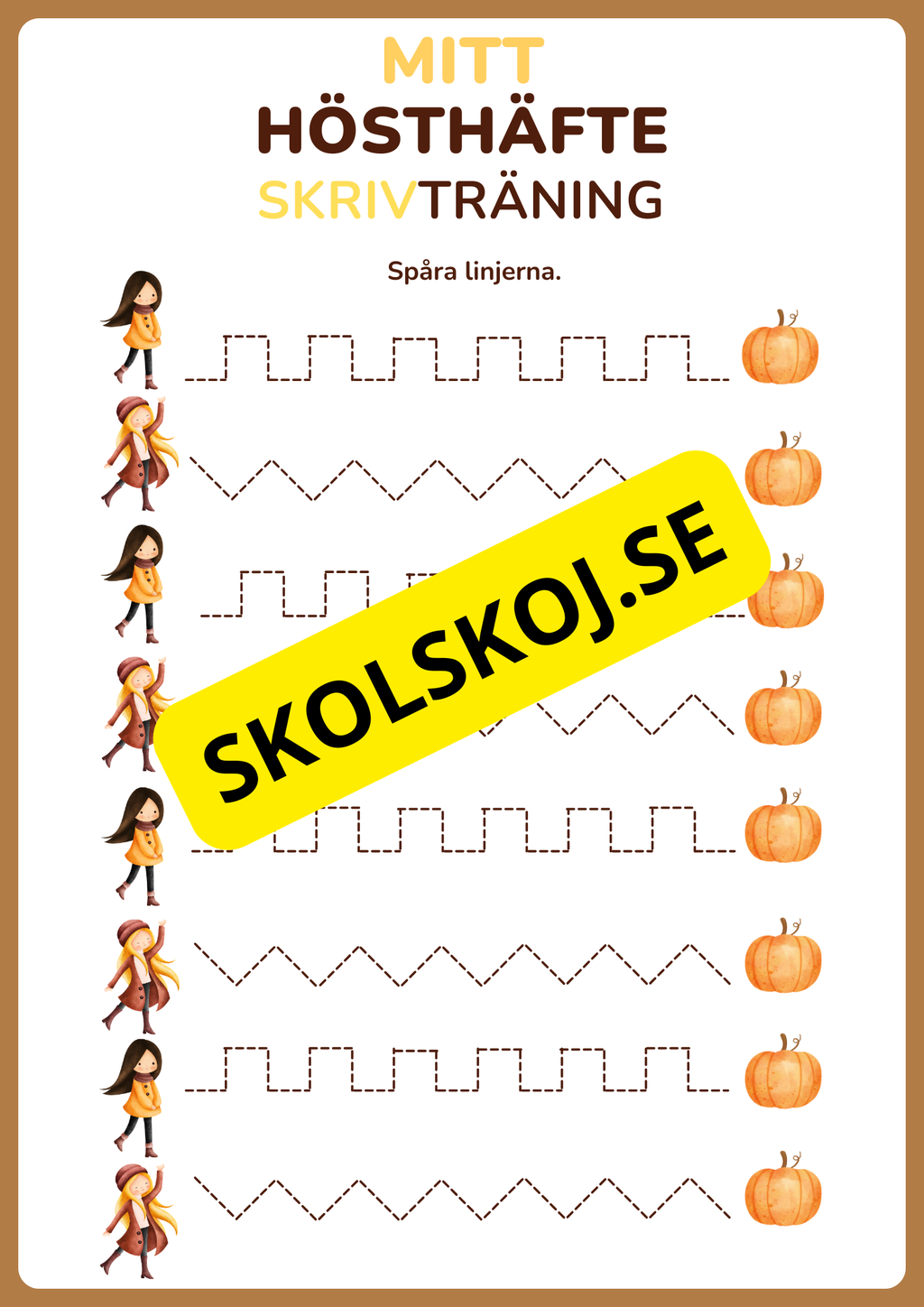 Mitt hösthäfte (17 sidor)