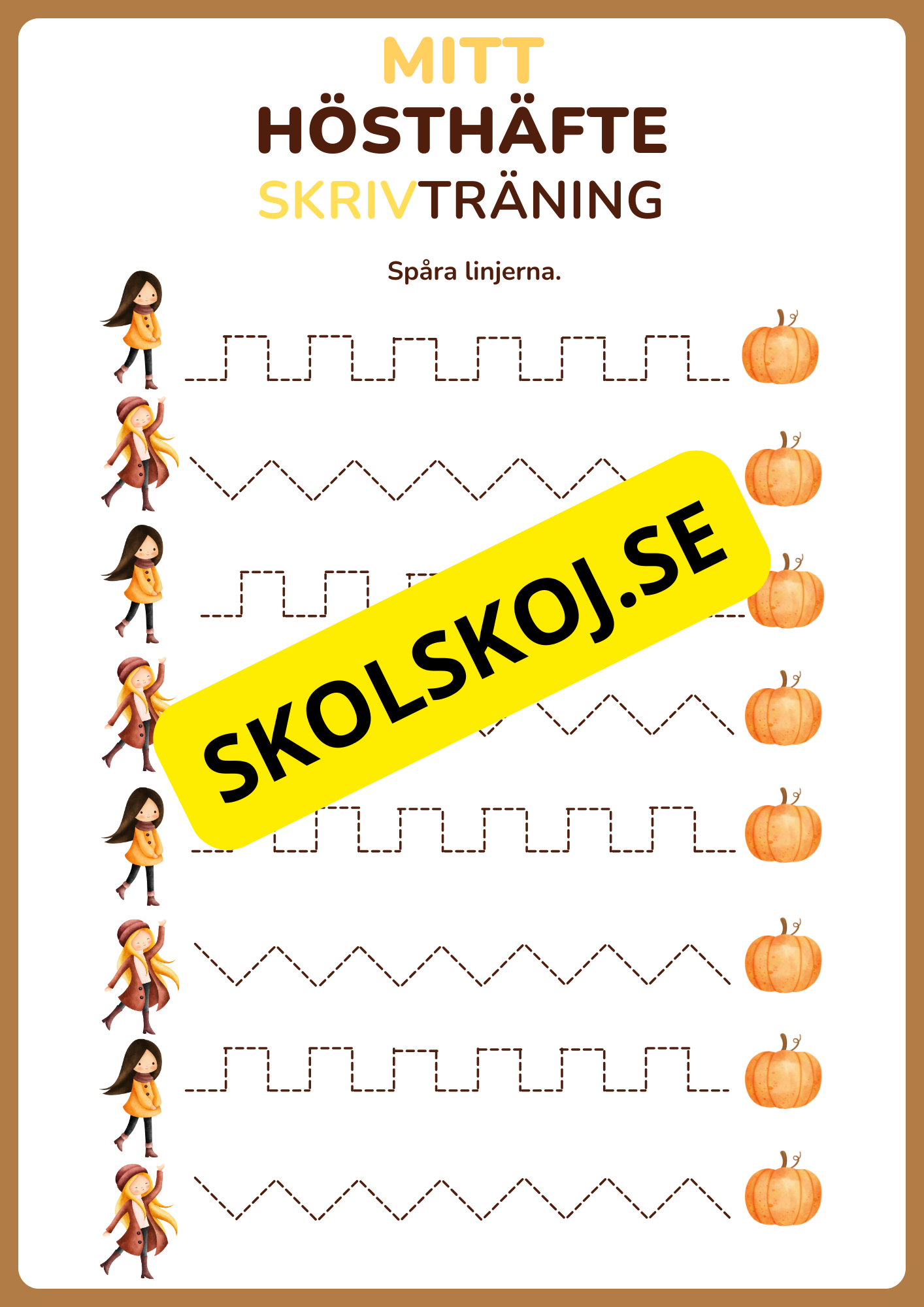 Mitt hösthäfte (17 sidor)