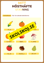 Mitt hösthäfte (17 sidor)