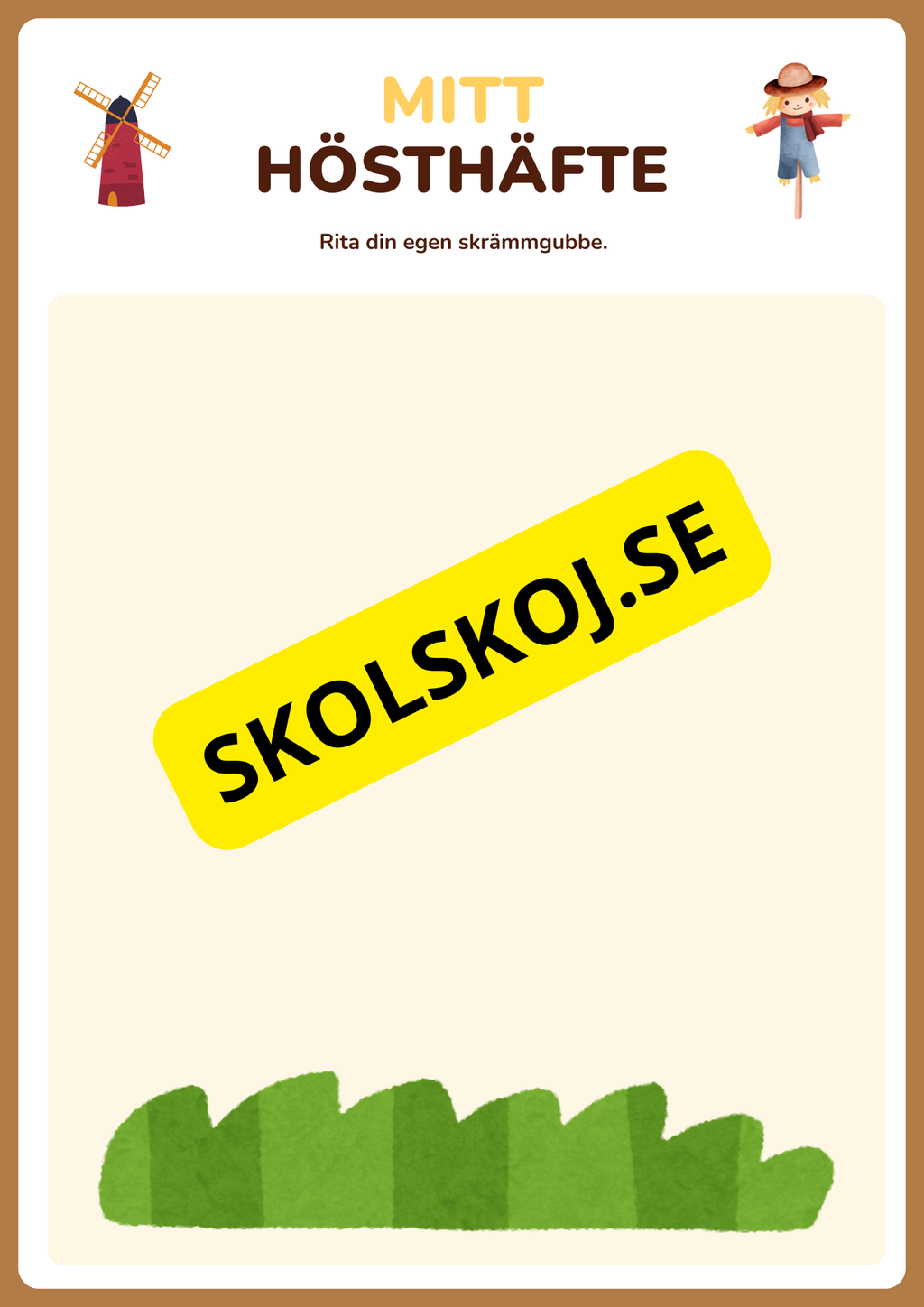Mitt hösthäfte (17 sidor)