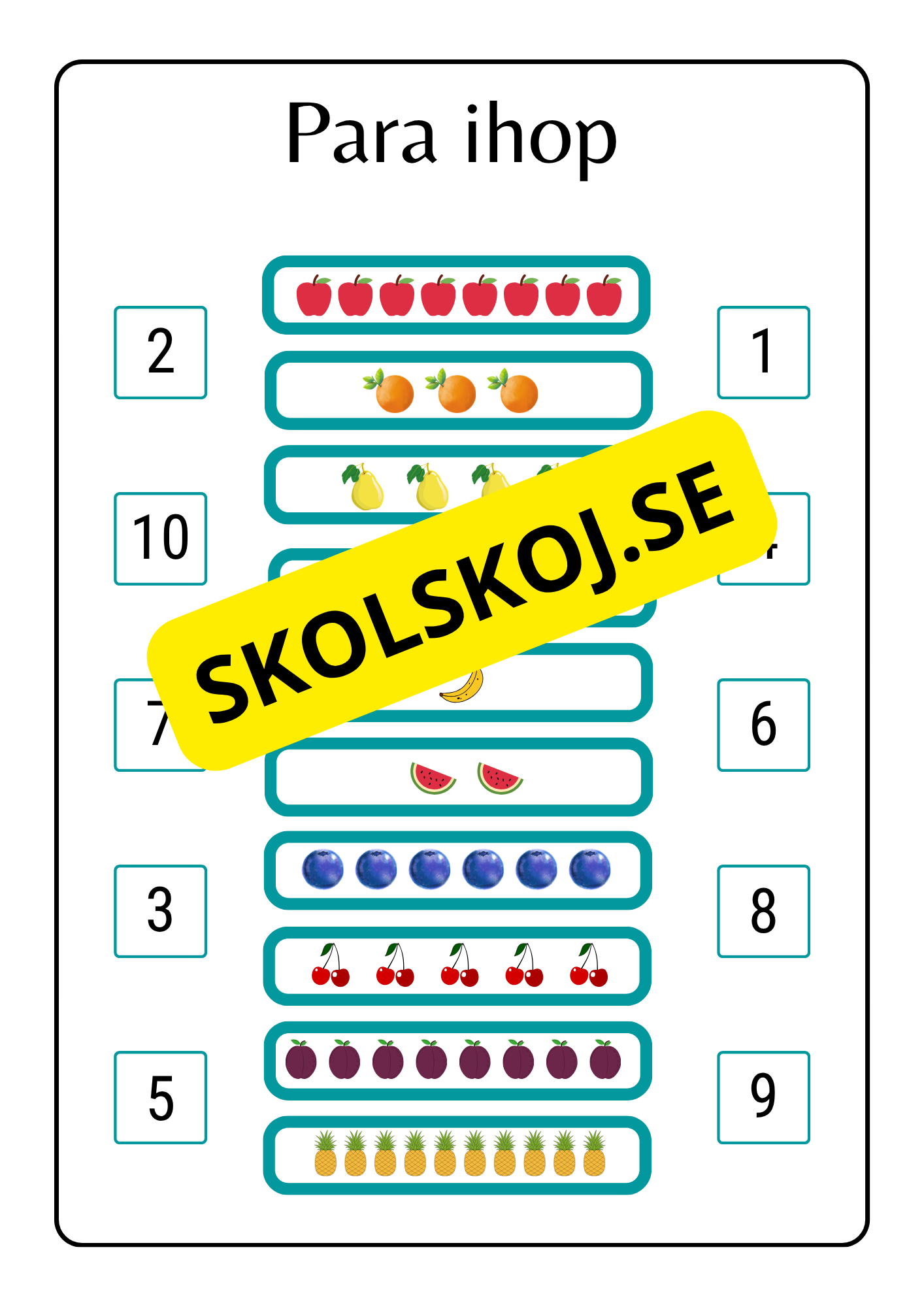 Mitt mattehäfte