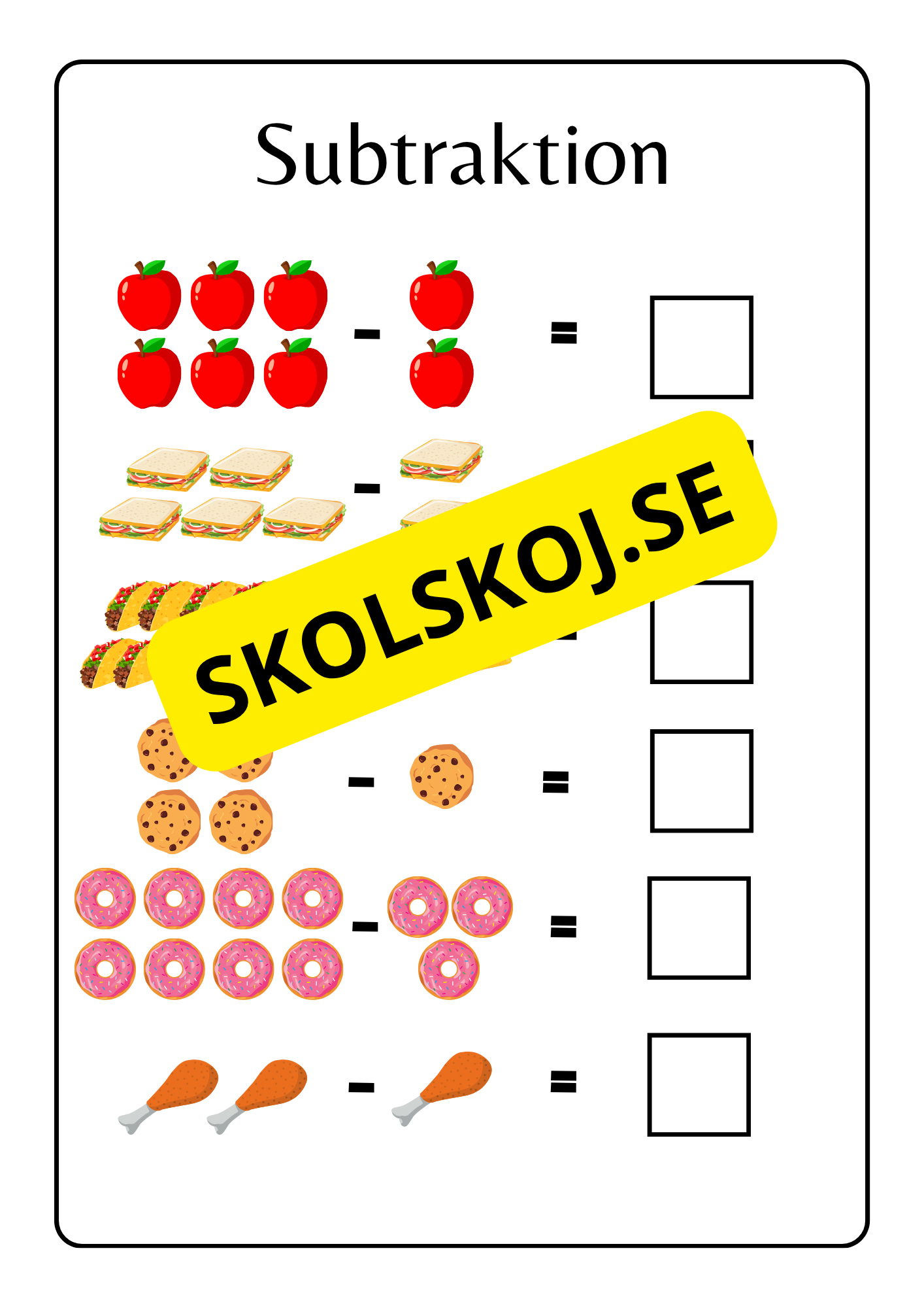 Mitt mattehäfte