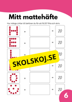 Mitt mattehäfte - Skolstart