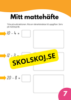 Mitt mattehäfte - Skolstart