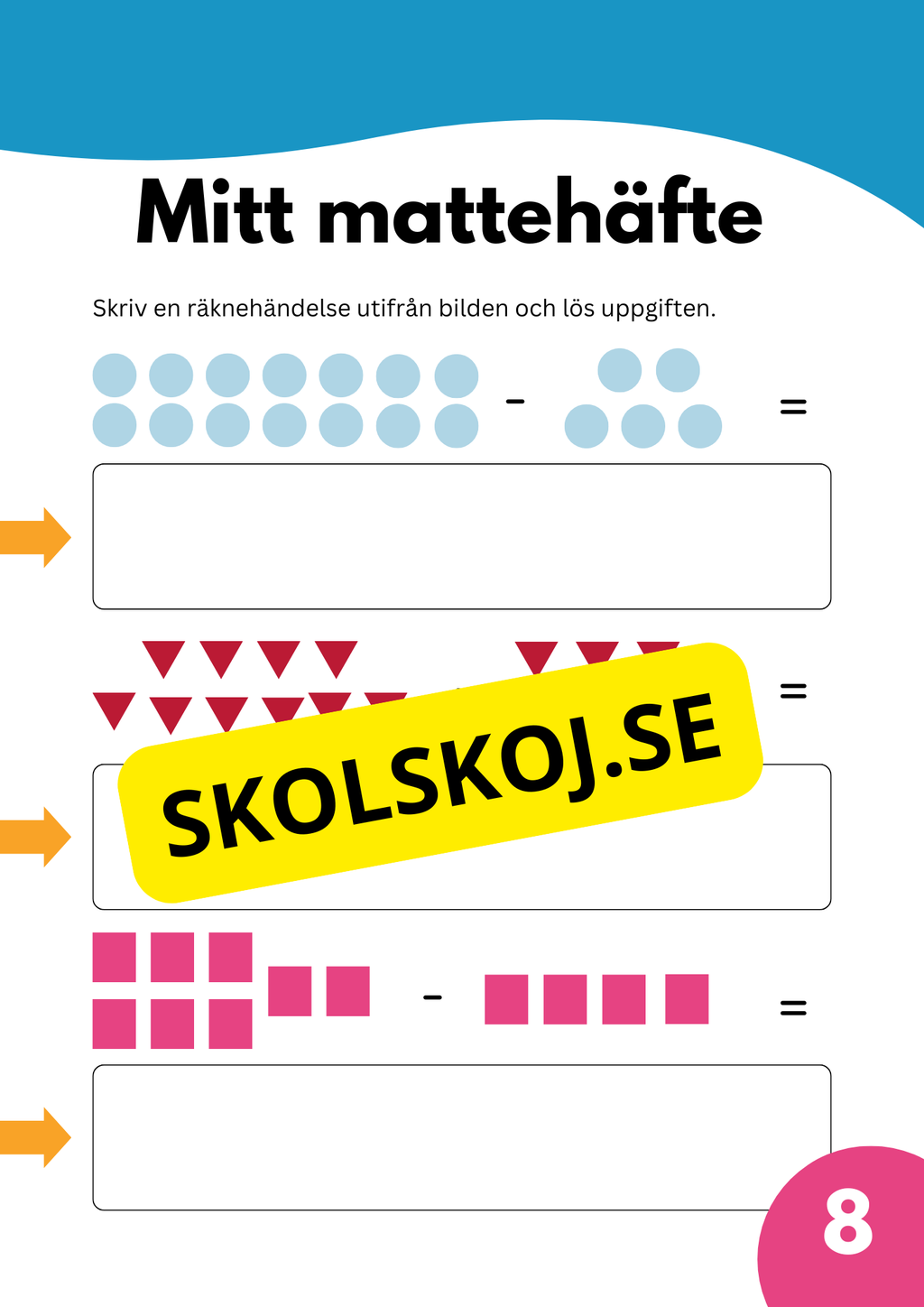 Mitt mattehäfte - Skolstart