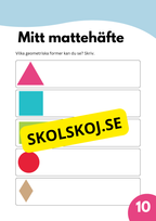 Mitt mattehäfte - Skolstart
