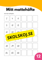 Mitt mattehäfte - Skolstart