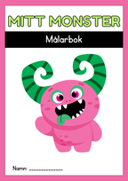Mitt monster - Målarbok