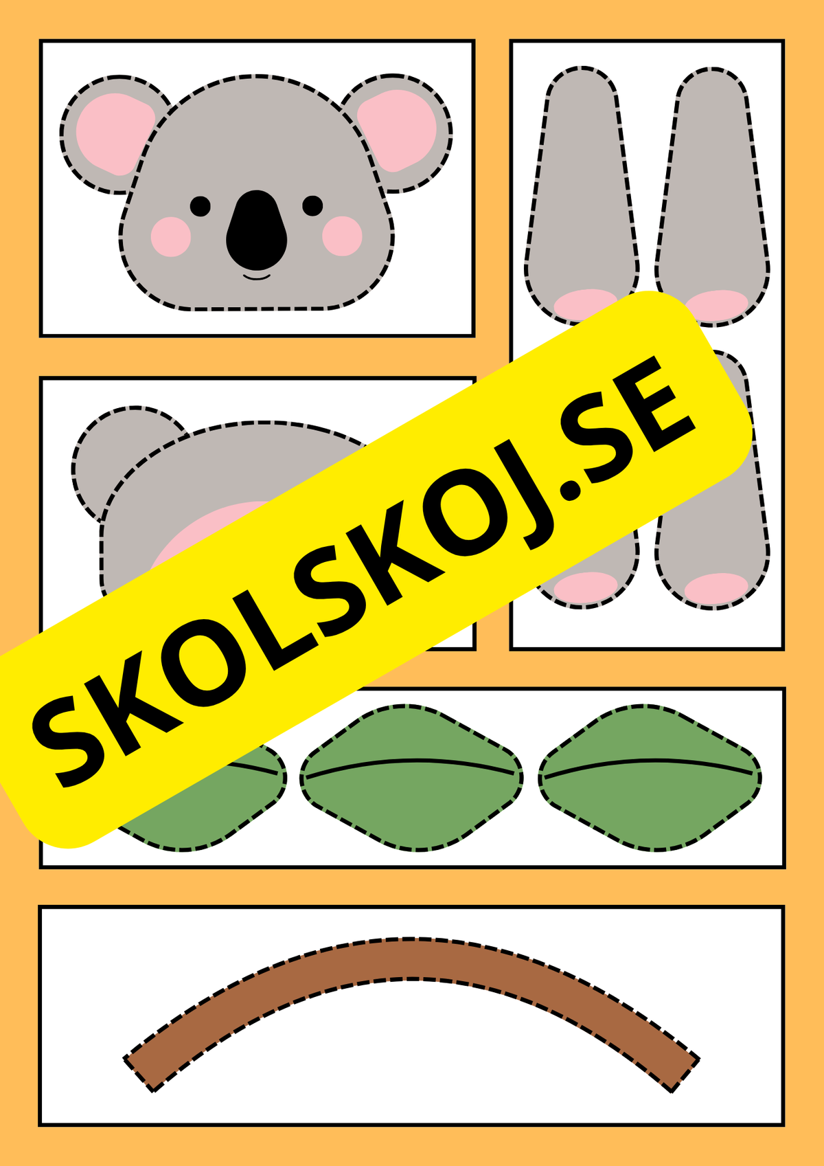 Mitt papperspyssel - Koala